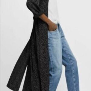 Eileen Fisher Black Kimono